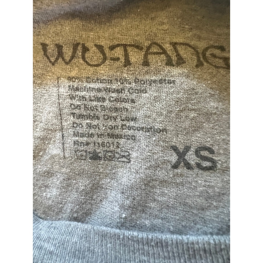 Wu-Tang Clan CREAM Graphic T-Shirt Gray Heather Hip Hop Streetwear XS - Picture 5 of 8